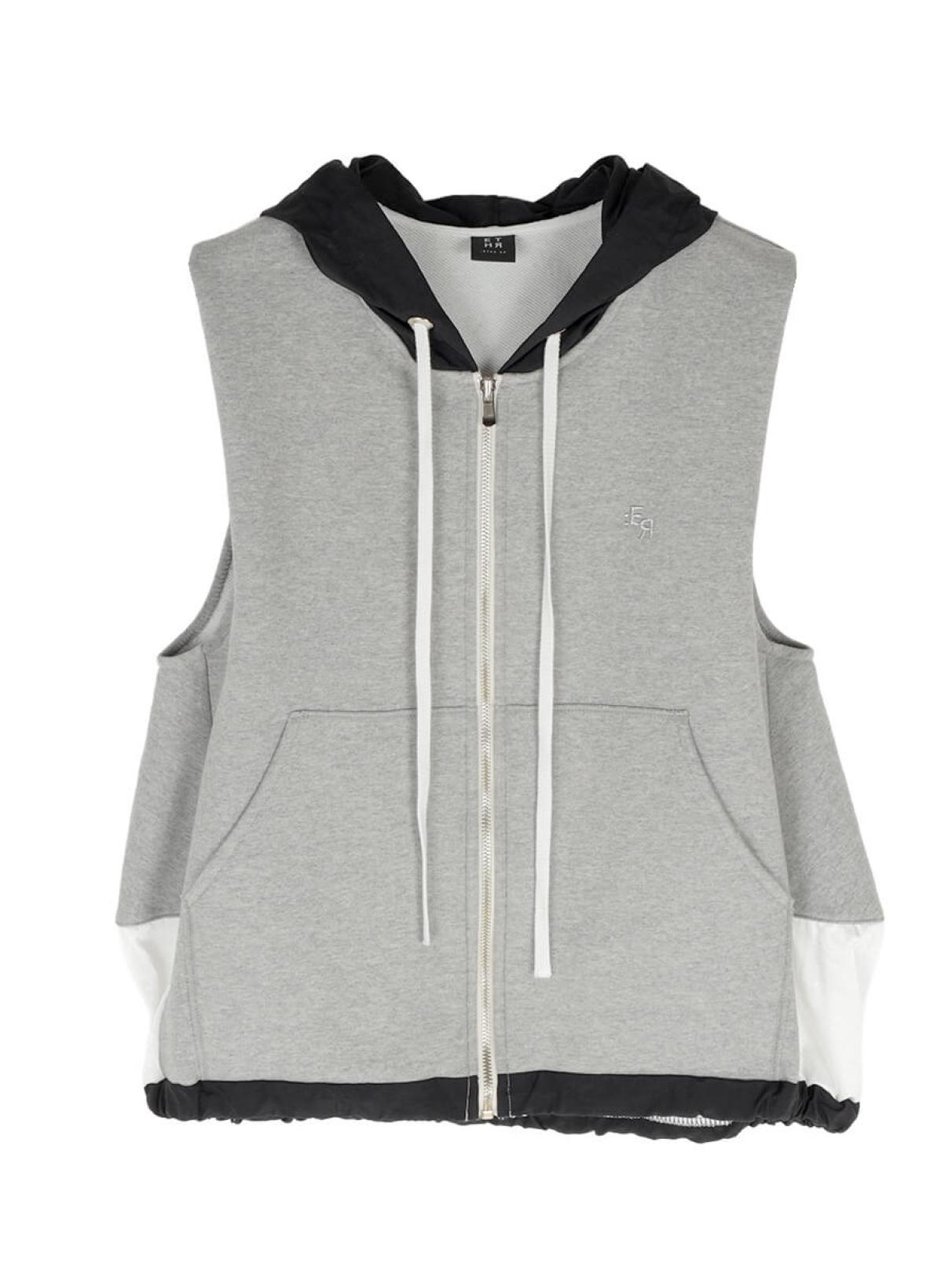 SLEEVELESS ZIP-UP HOODIE - :ETHR OF - :ETHR OF｜YAMADAYA STORE