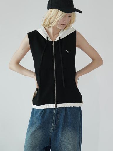 SLEEVELESS ZIP-UP HOODIE - :ETHR OF - :ETHR OF｜YAMADAYA STORE