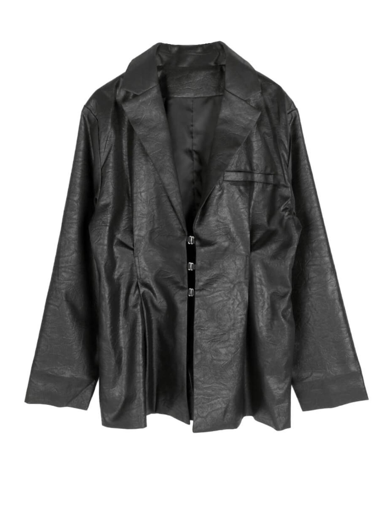 LETHER‐LIKE METAL HOOK JAKET - :ETHR OF - :ETHR OF｜YAMADAYA STORE