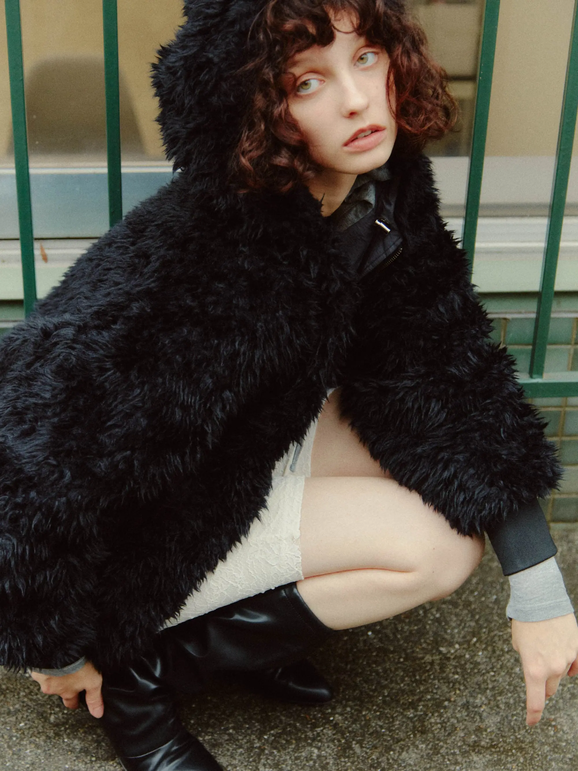 稀少 undercover but期 モンスターボアパーカー 黒 BOA REVERSIBLE HOODIE - :ETHR OF - :ETHR OF｜YAMADAYA STORE