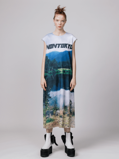 NON TOKYOxシャツワンピース