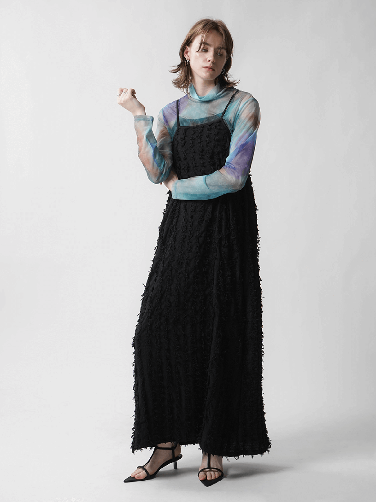 ワンピース euw detachable fringe camisole one-piece detachable fringe camisole one-piece