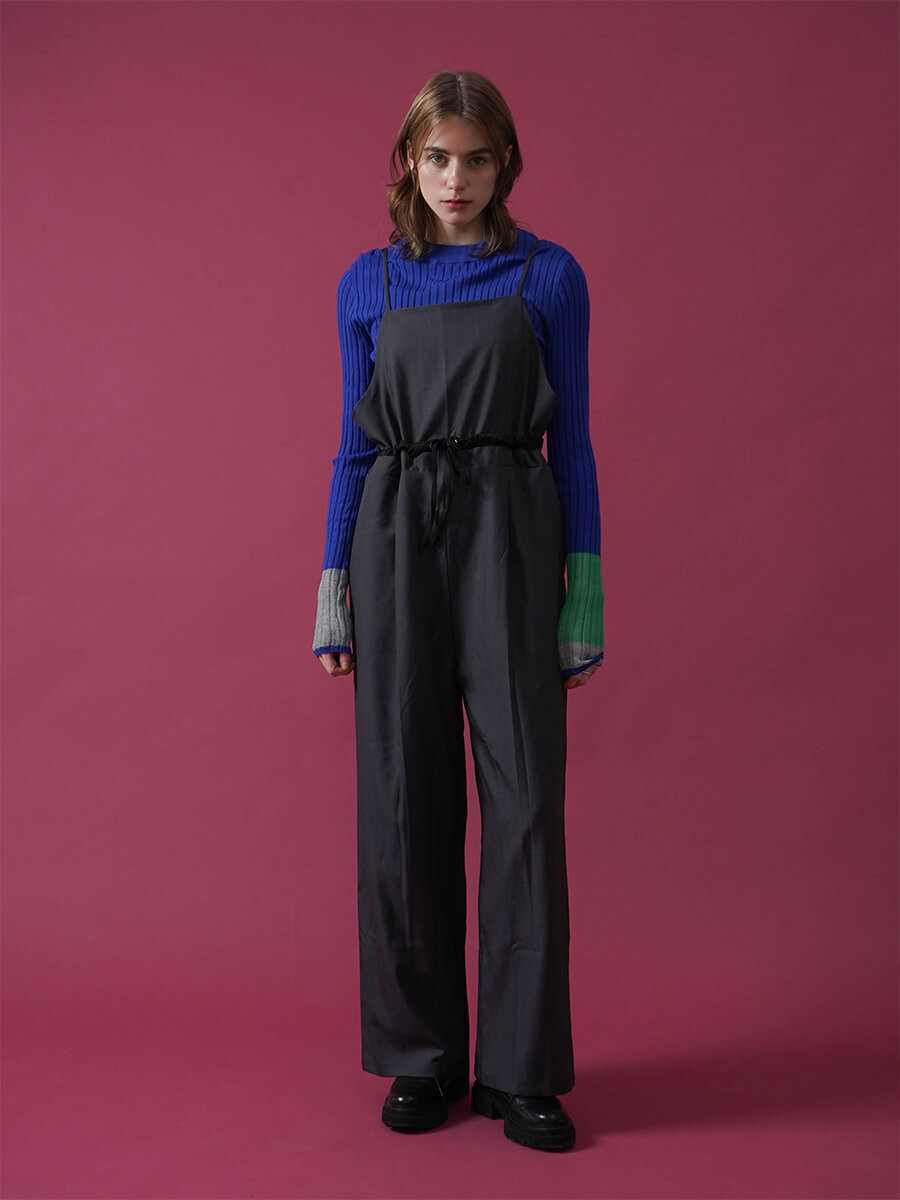 【定価24,000円】ラシュッド　オーガンジーサロペット　グレー　M　ヤマダヤ 2025年最新】lasud サロペットの人気アイテム - メルカリ