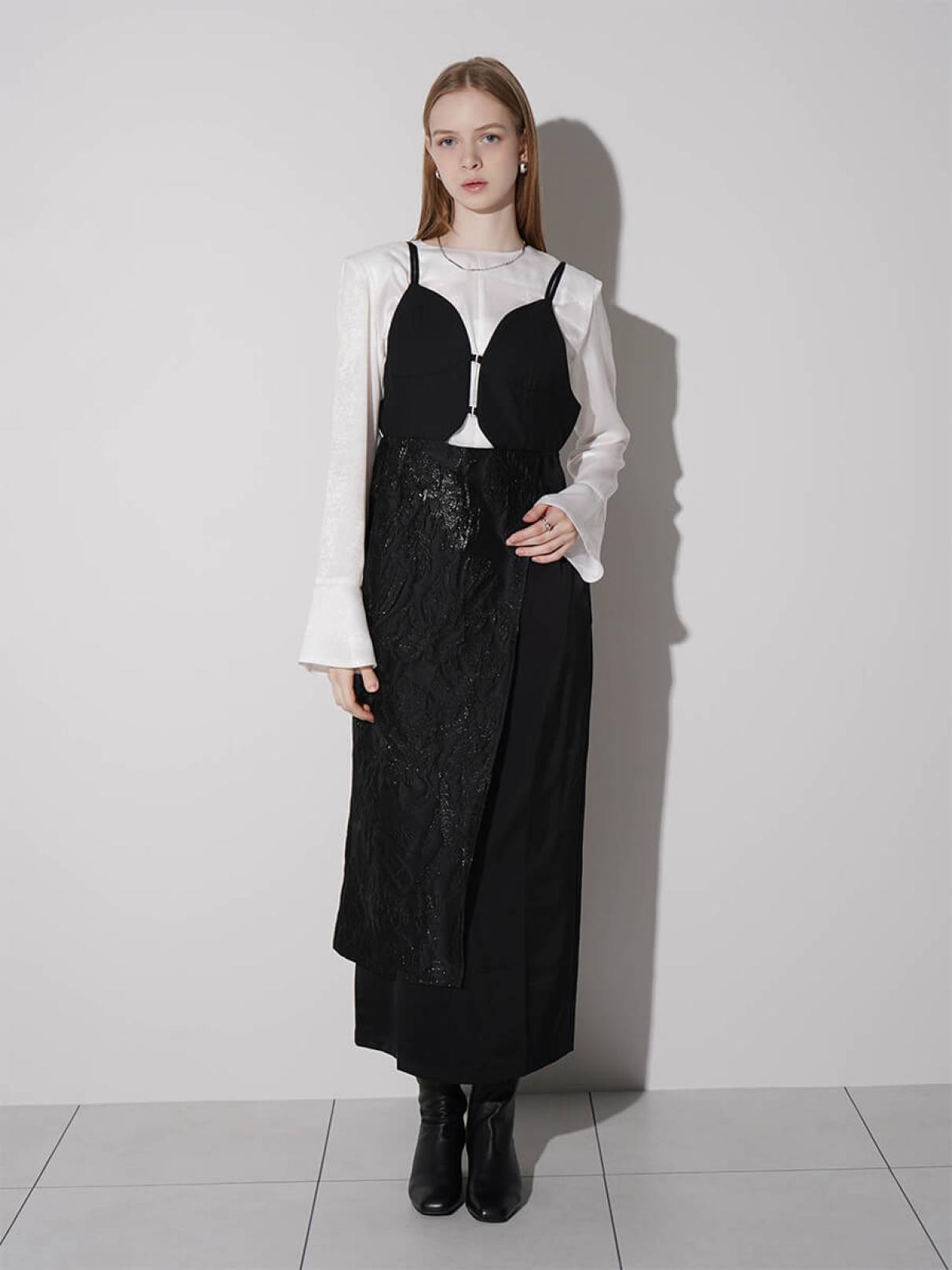 JACQUARD DOCKING DRESS - :ETHR OF - :ETHR OF｜YAMADAYA STORE