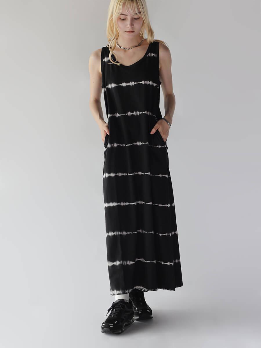 TIE-DYE SLEEVELESS DRESS