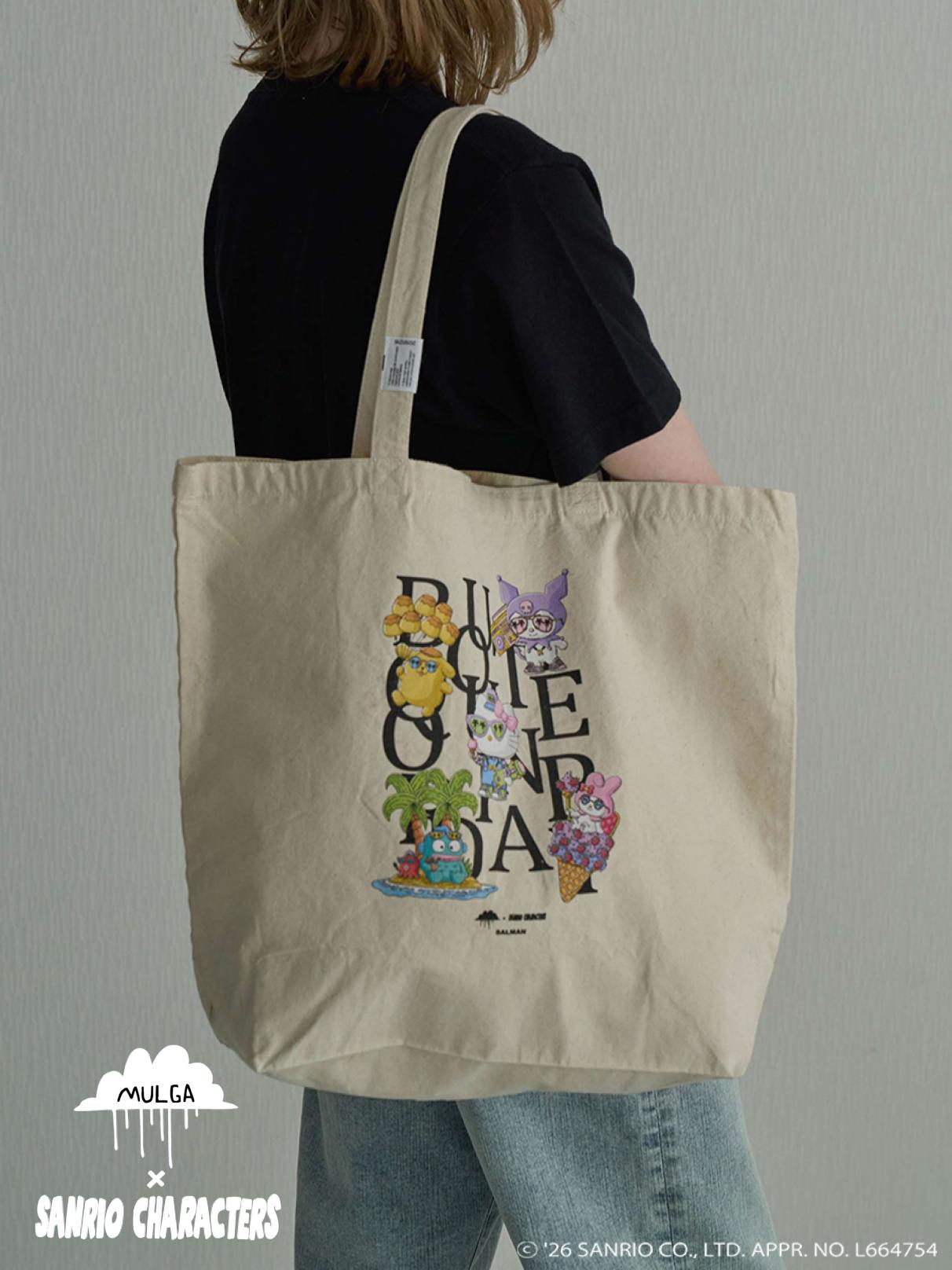 MULGA×SANRIO CHARACTERS】 Random Typo Tote Bag - Boutique Ordinary