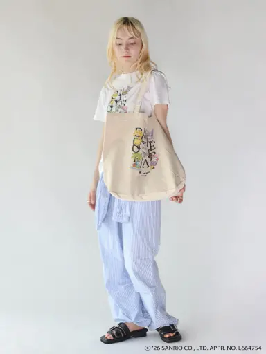 MULGA×SANRIO CHARACTERS】 Random Typo Tote Bag - Boutique Ordinary