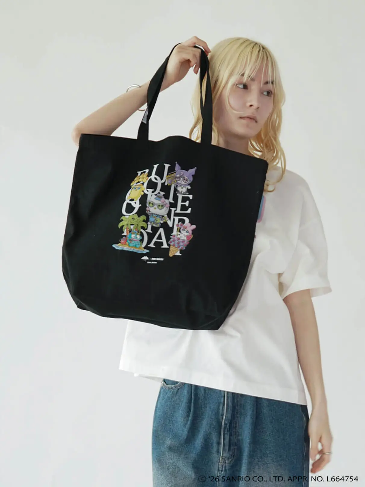 MULGA×SANRIO CHARACTERS】 Random Typo Tote Bag - Boutique Ordinary