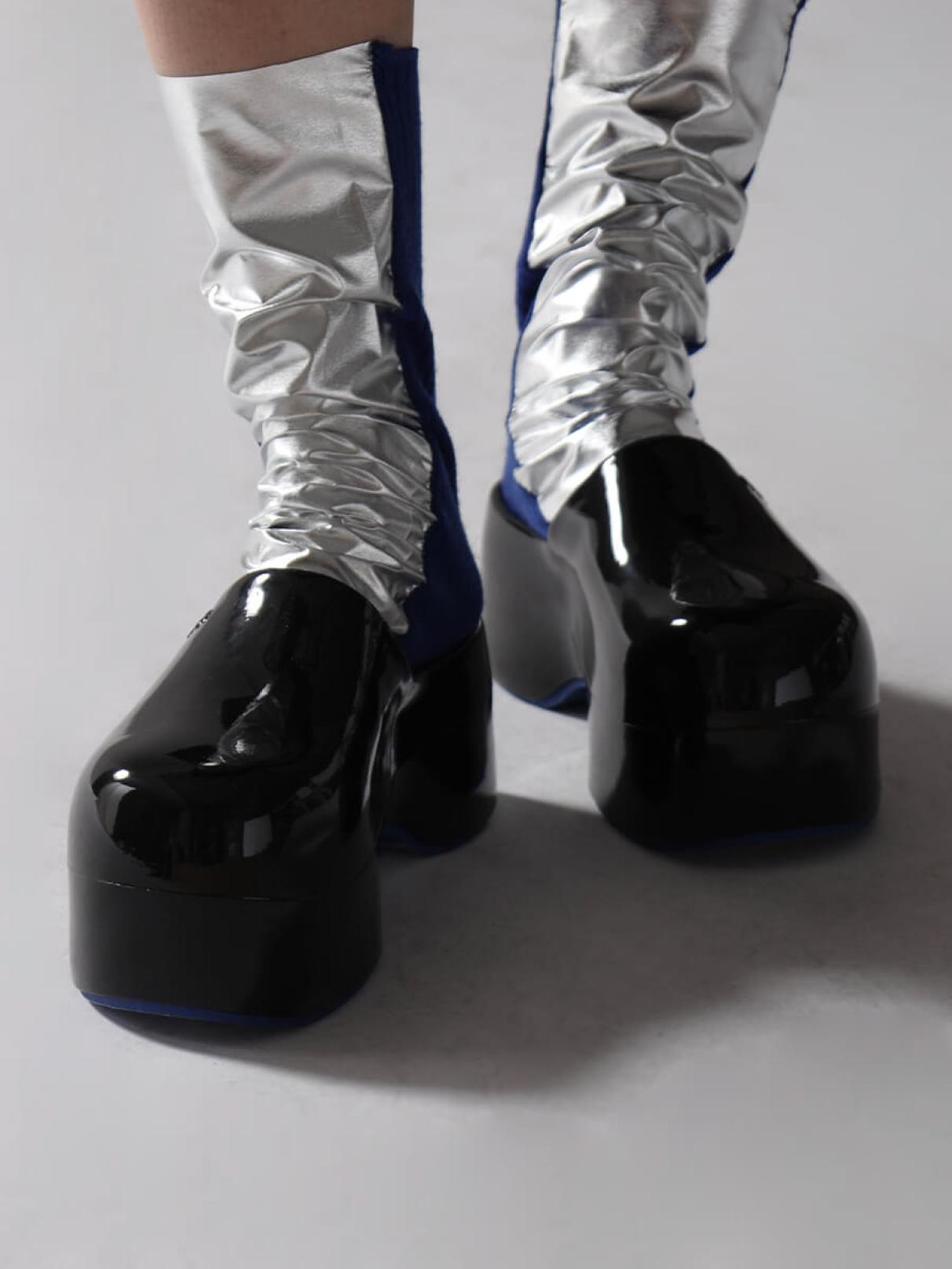 1F PLATFORM SHOES(GLOSSY BLACK) - OFOF - :ETHR OF｜YAMADAYA STORE