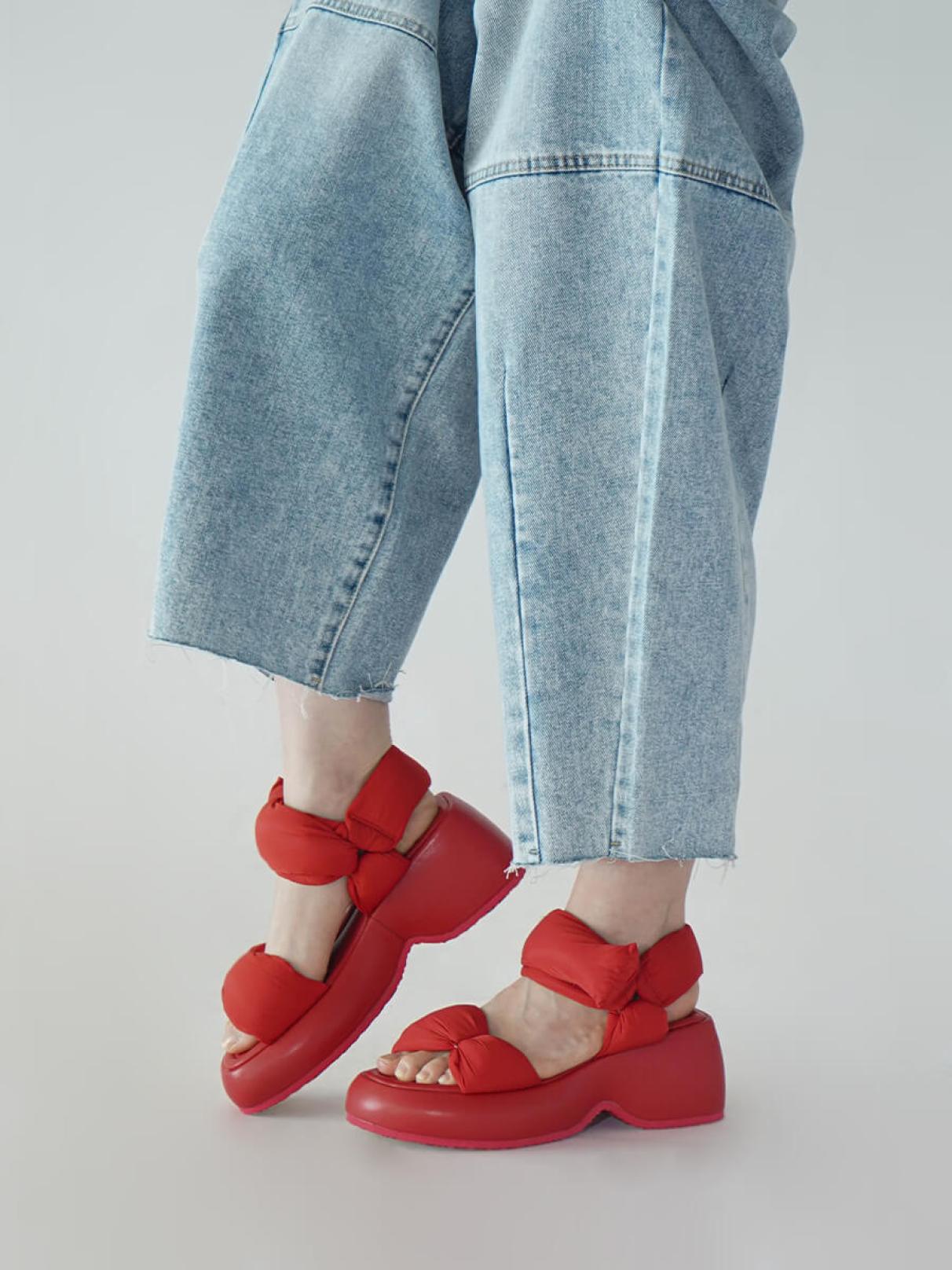 VODKA PUFFY SANDALS - ALM. - :ETHR OF｜YAMADAYA STORE
