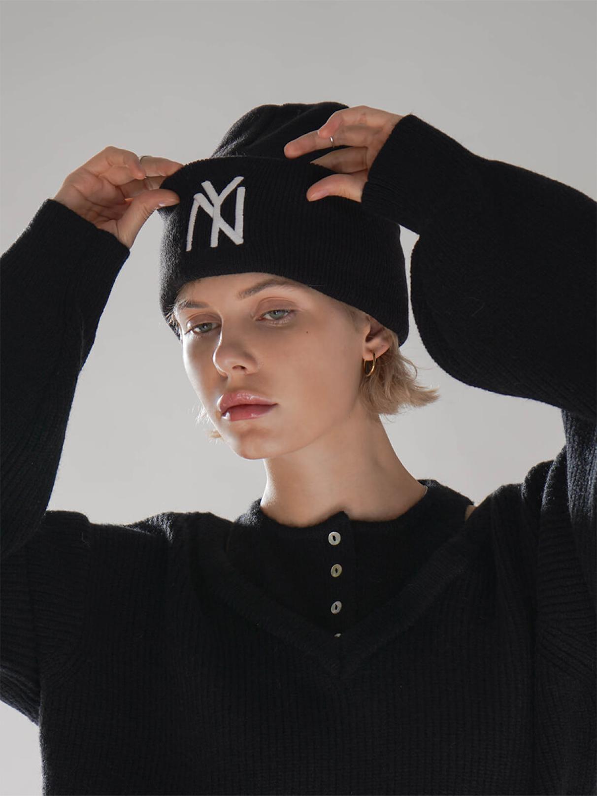 CUFFED KNIT CAP（ New York Black Yankees ） - AMERICAN NEEDLE