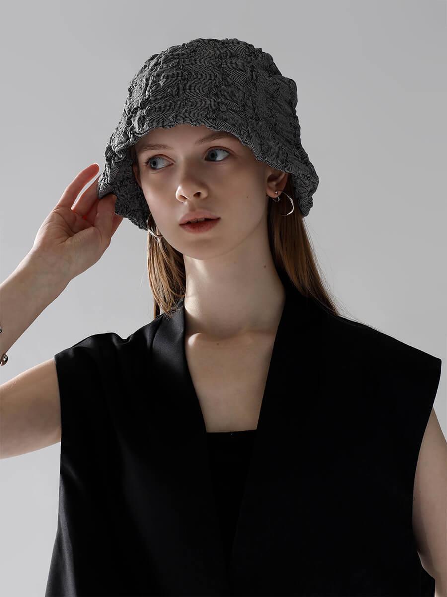 WAVY LAMPSHADE HAT - AWESOME NEEDS - :ETHR OF｜YAMADAYA STORE