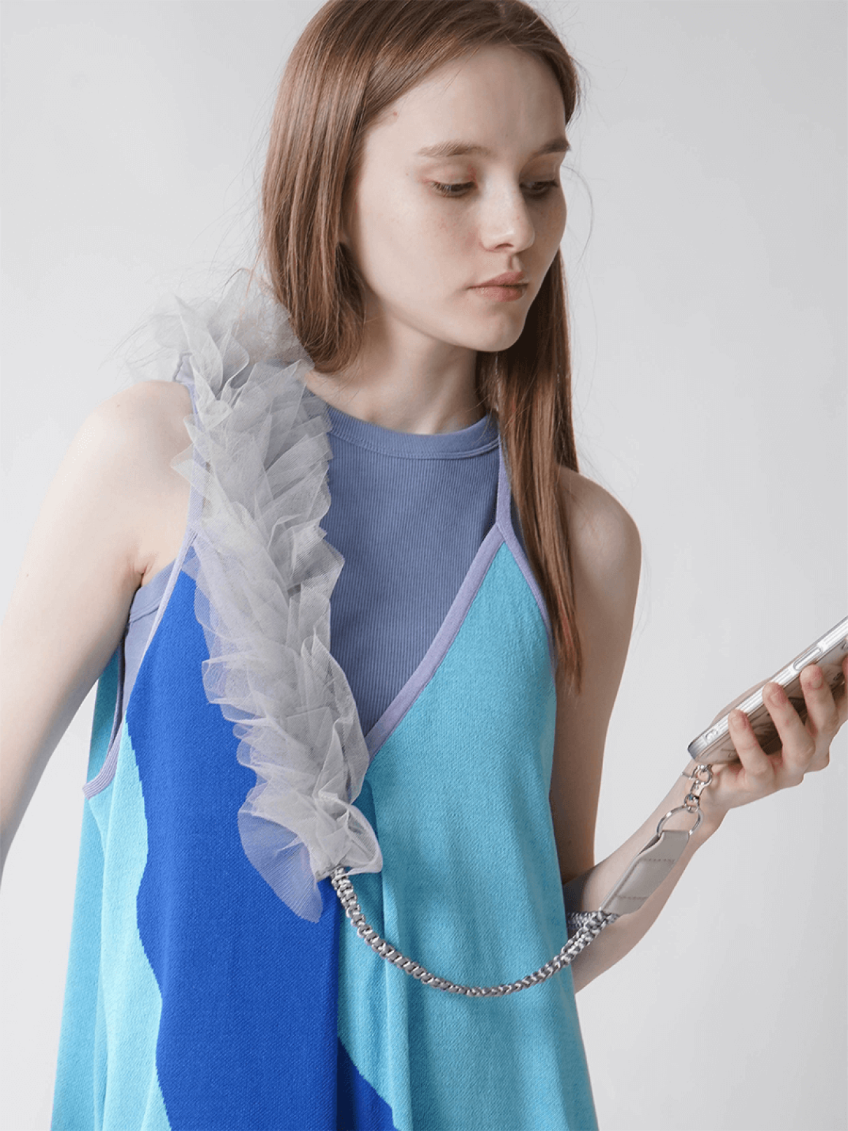 新品 TULE FRILL STRAP チュール パール ストラップ notch.｜チュールショルダーストラップ | Rakuten Fashion(楽天