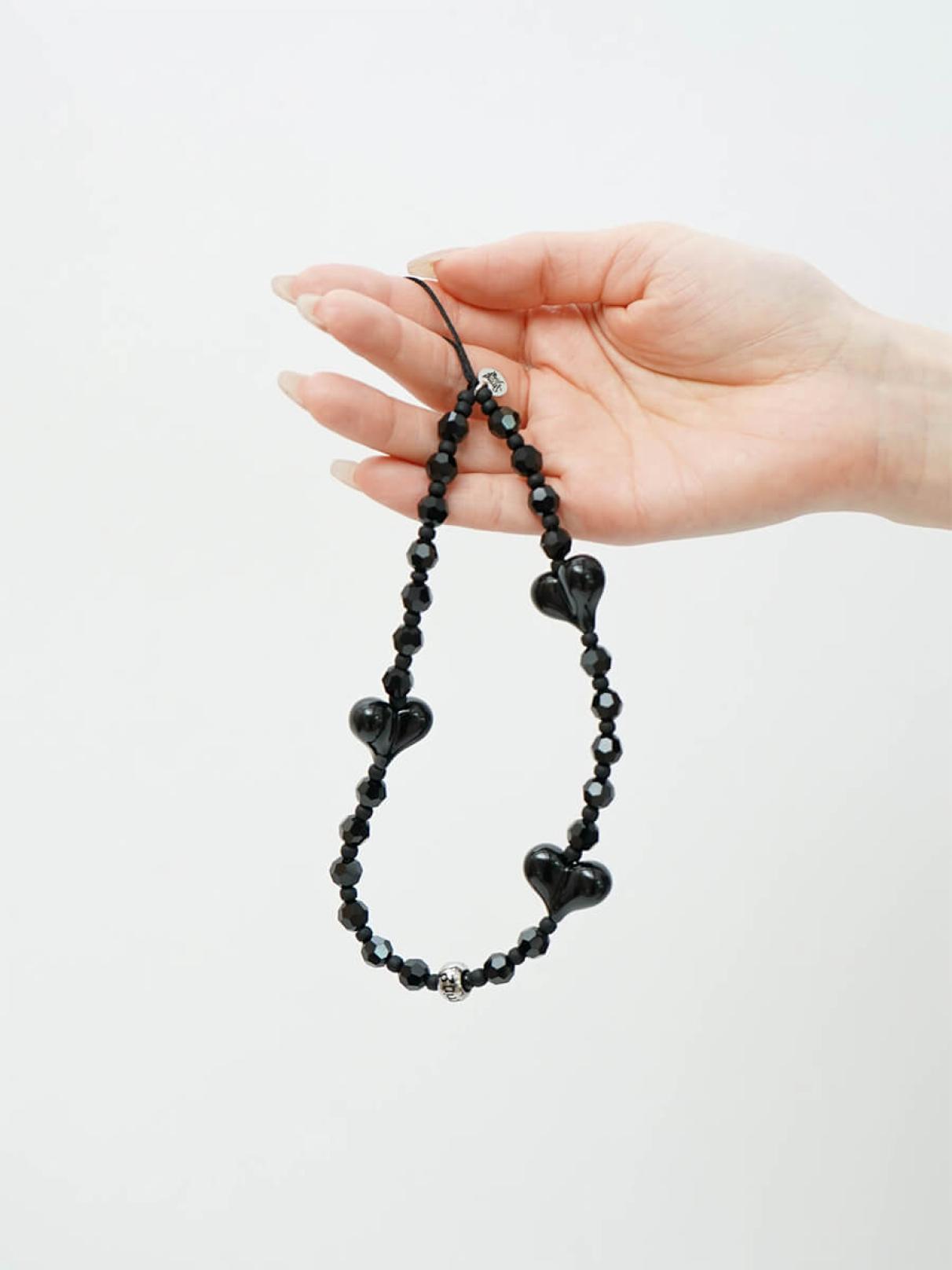 Black Velvet Drip Wristlet Strap - String Ting - :ETHR OF