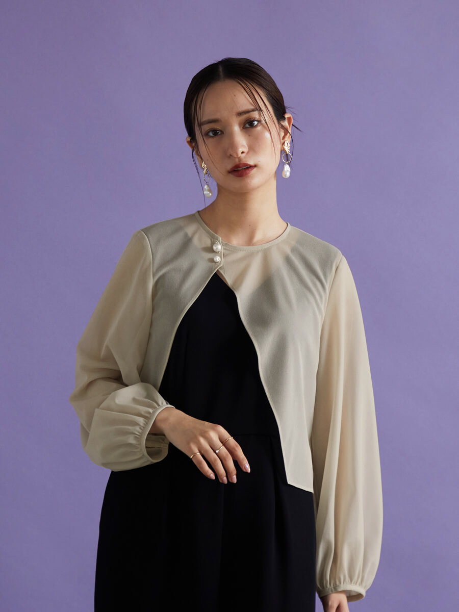 アシンメトリーシアーボレロ YAMADAYA STORE アシンメトリーシアーボレロ YAMADAYA STORE