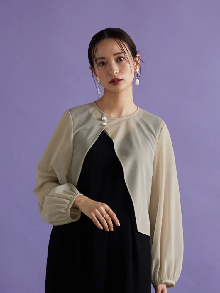 A/Pベロアボレロ ベロアリボン | PROPORTION BODY DRESSING（プロポーション