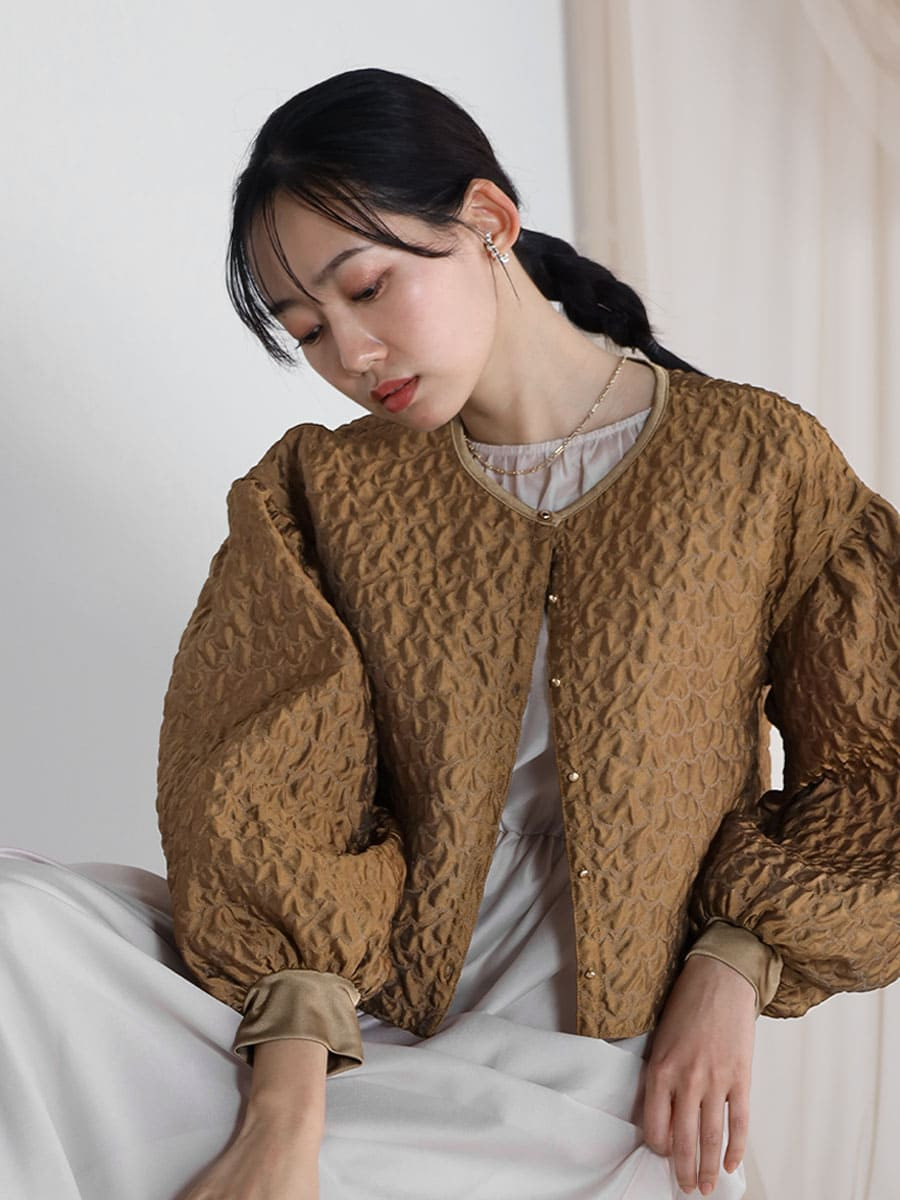 エンボスシアーカーディガン YAMADAYA STORE エンボスシアーカーディガン YAMADAYA STORE