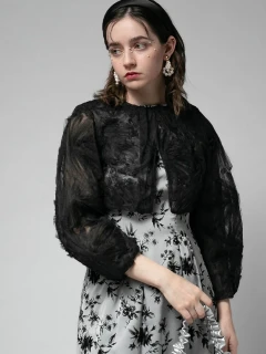 かめ⭐︎【新品未使用】 HANAE MORIALMA EN ROSE コート HANAE MORI×CELFORDコラボ】ハート刺繍スカート(SKIRT（スカート