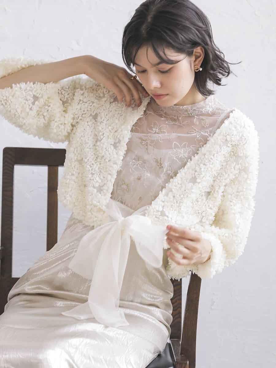 デザインリボンボレロ
