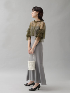 ヤマダヤ　petirobe チュールフリルパンツドレス 楽天市場】petirobe プチローブ チュールフリルパンツドレス