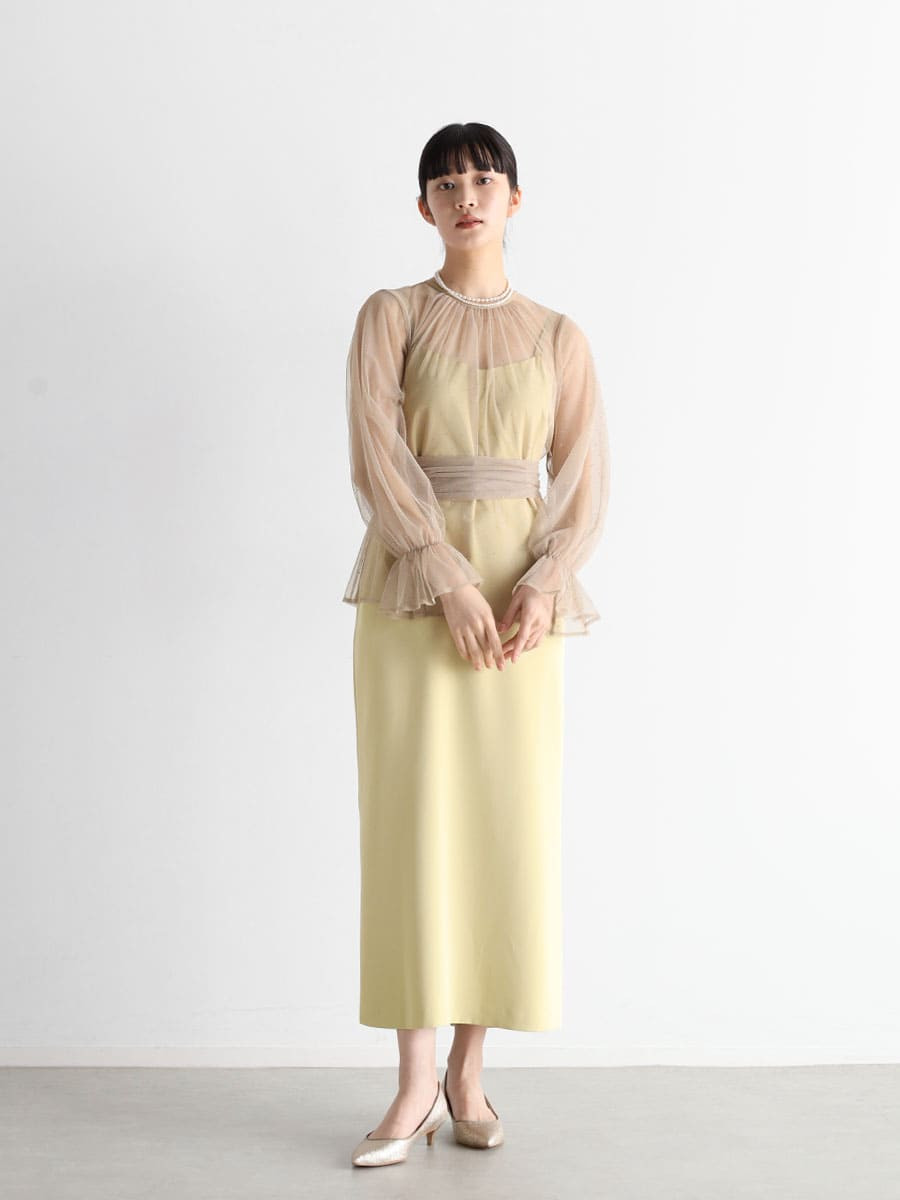 ラインストーンチュールドレス YAMADAYA STORE ラインストーンチュールドレス YAMADAYA STORE