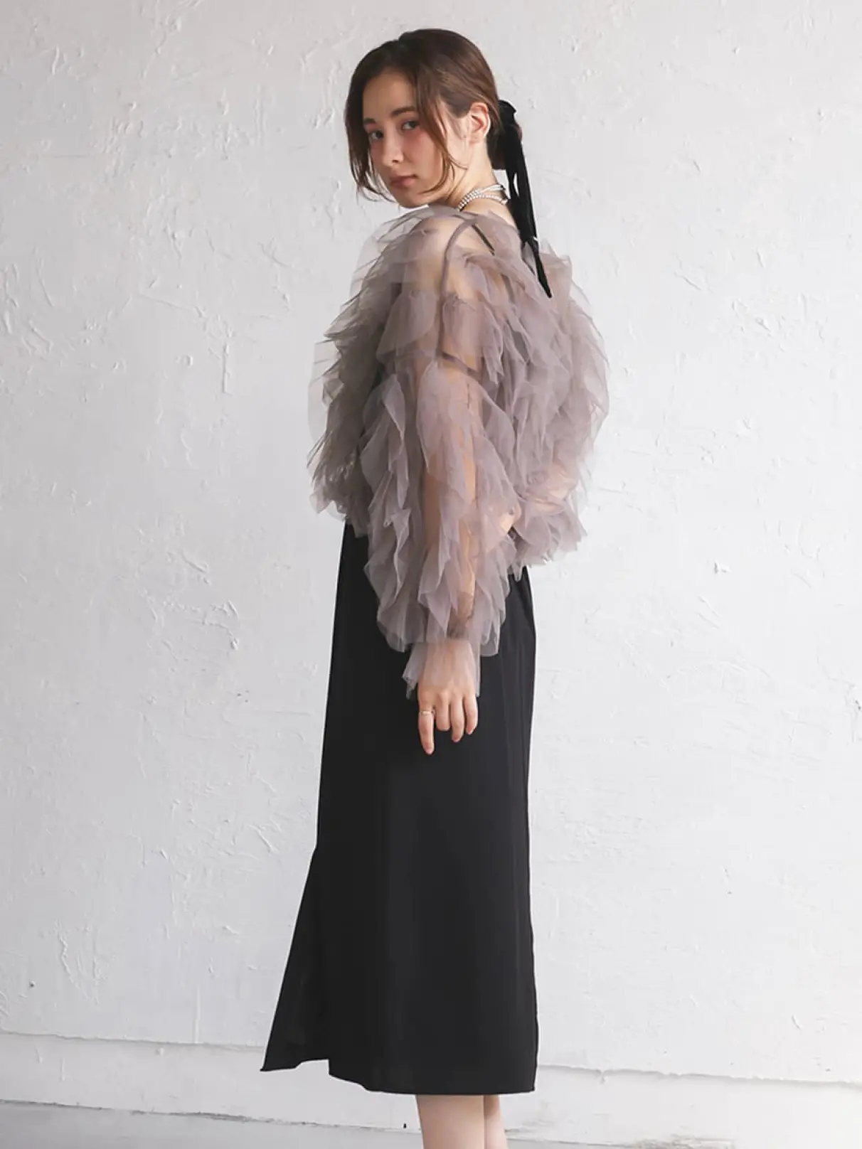 ヤマダヤ　petirobe チュールフリルパンツドレス 楽天市場】petirobe プチローブ チュールフリルパンツドレス