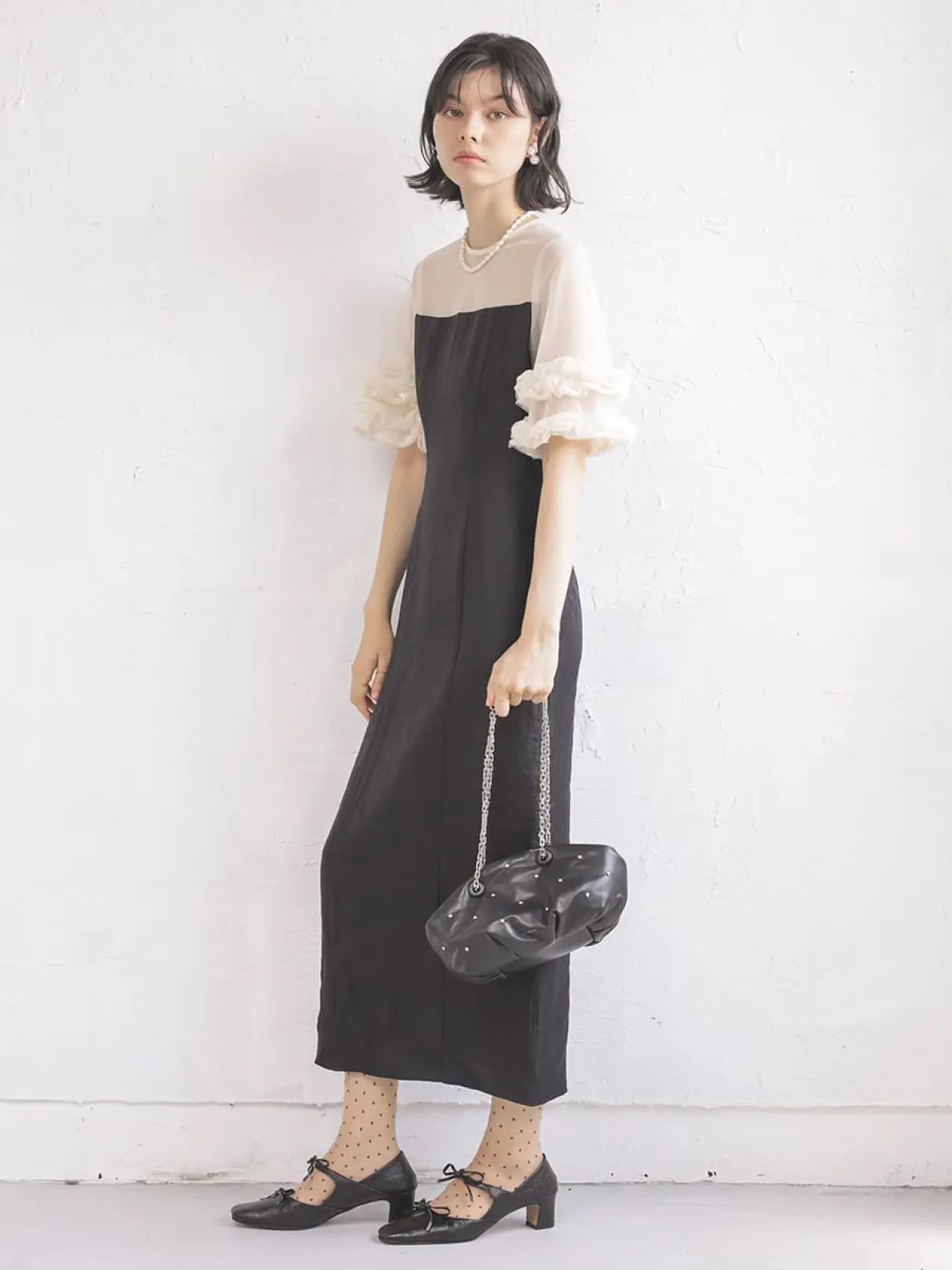 【新品タグ付き】kaene ヤマダヤ　オパールフラワードレス フロッキー 花柄 新品タグ付き】kaene ヤマダヤ オパールフラワードレス