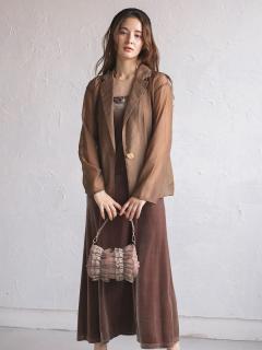 ブラウン　166cm