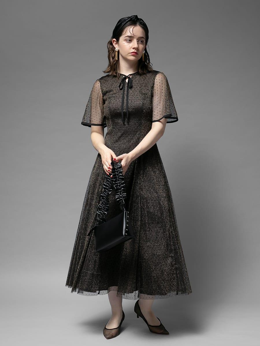 パイピングドットドレス - kaene - petirobe｜YAMADAYA STORE