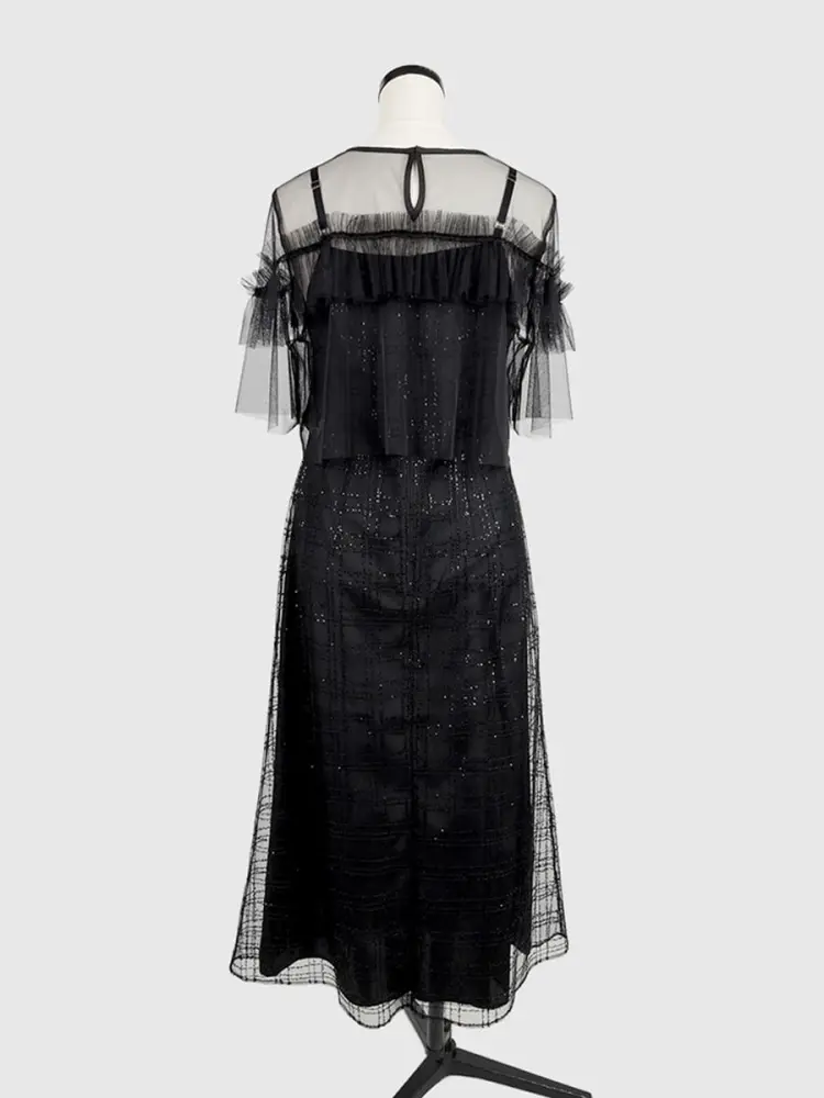 フリルチュールドッキングドレス - kaene - petirobe｜YAMADAYA STORE