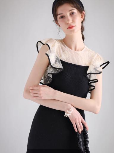 petirobexニットワンピース