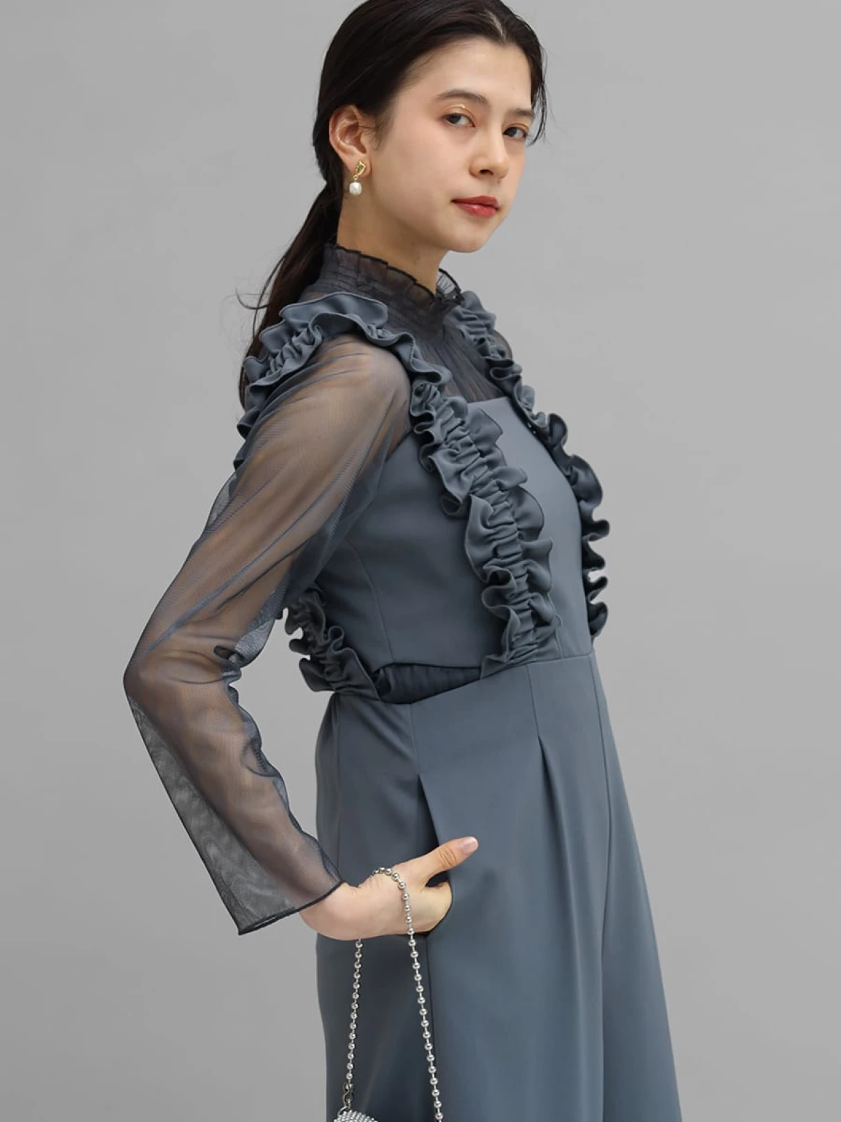 YAMADAYA RADIATE petirobe✨レース　バイカラー　ドレス petirobeのドレスの商品一覧｜ファッション通販のYAMADAYA STORE