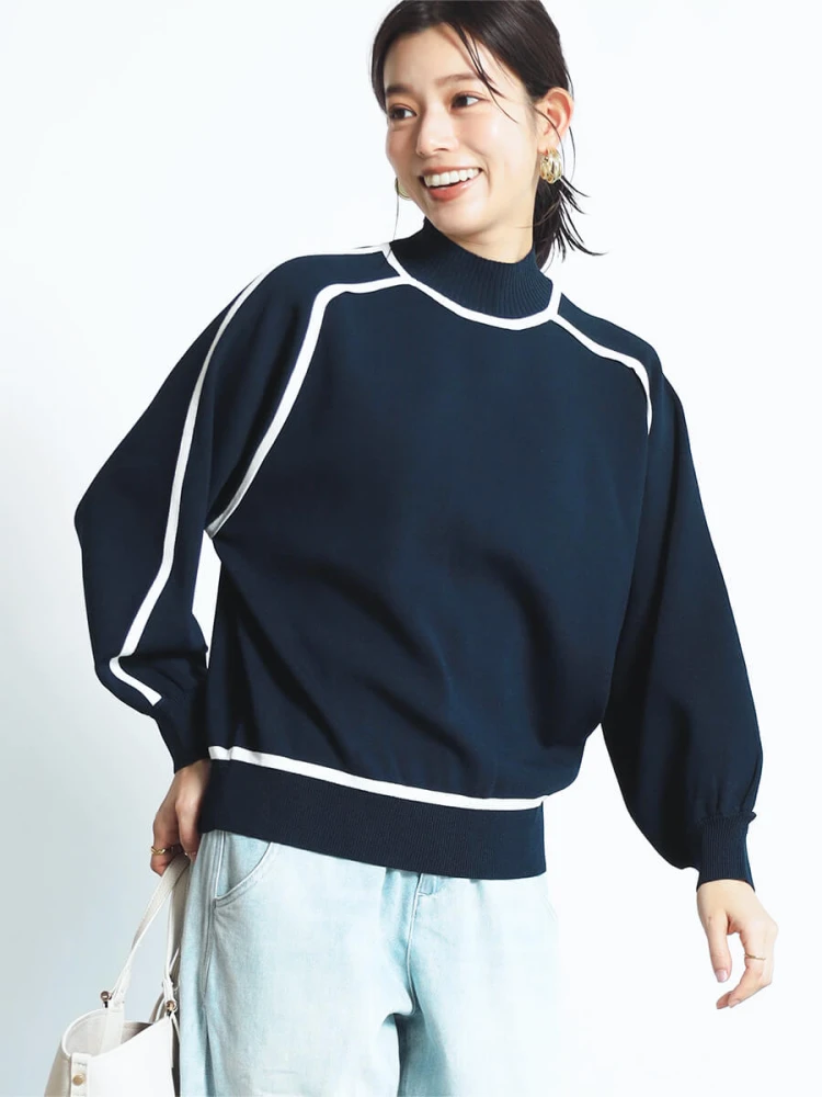 パイピングデザインニット - Grandtable - FENNEL｜YAMADAYA STORE