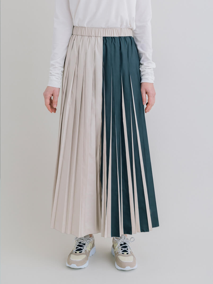 アシンメトリープリーツスカート YAMADAYA STORE アシンメトリープリーツスカート YAMADAYA STORE