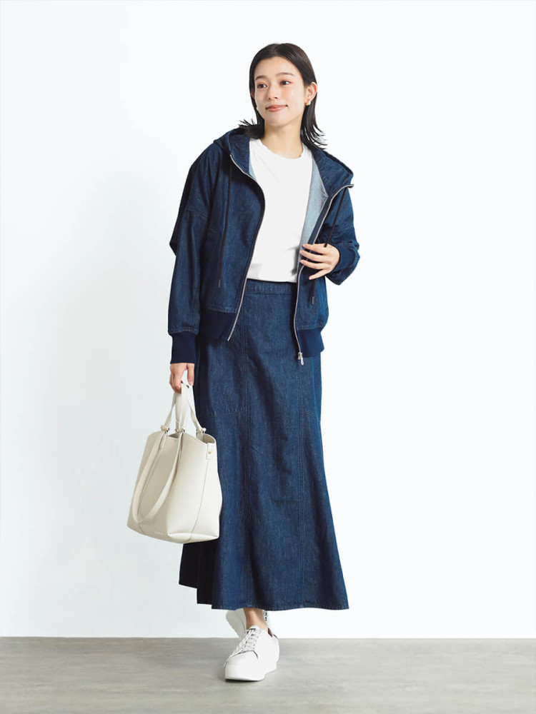 MARECHAL TERRE ヤマダヤ　デニムロングスカート Agaのデニムスカートの商品一覧｜ファッション通販のYAMADAYA STORE