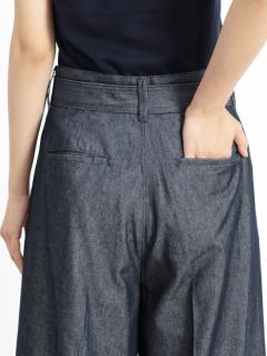 新品タグ付き FENNEL ガウチョパンツ ヤマダヤ 裾カットOK！】軽やかプリーツワイドガウチョパンツ 通販