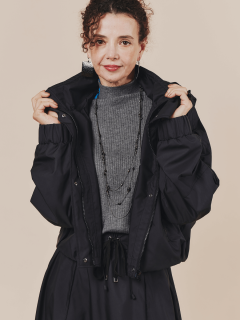 ブラック(フードなし) 169cm