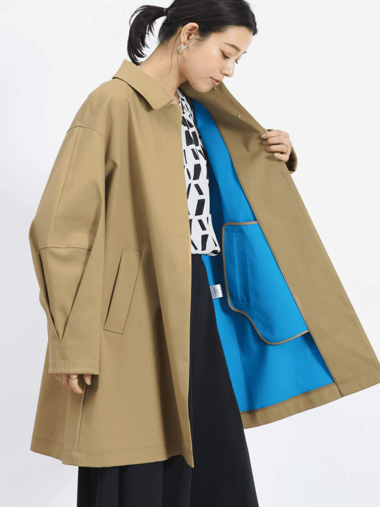 ステンカラーAラインコート - Grandtable - FENNEL｜YAMADAYA STORE