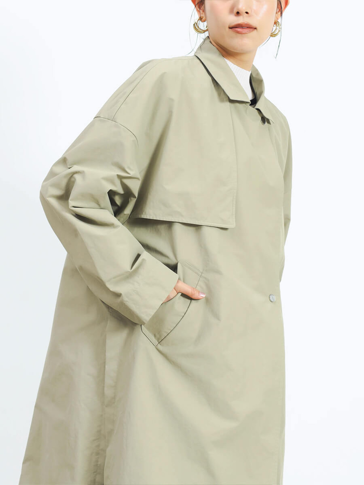 【新品・タグ付き】フェンネル FENNEL リバーコート フード グレー 9号 新品・タグ付き】フェンネル FENNEL リバーコート フード グレー