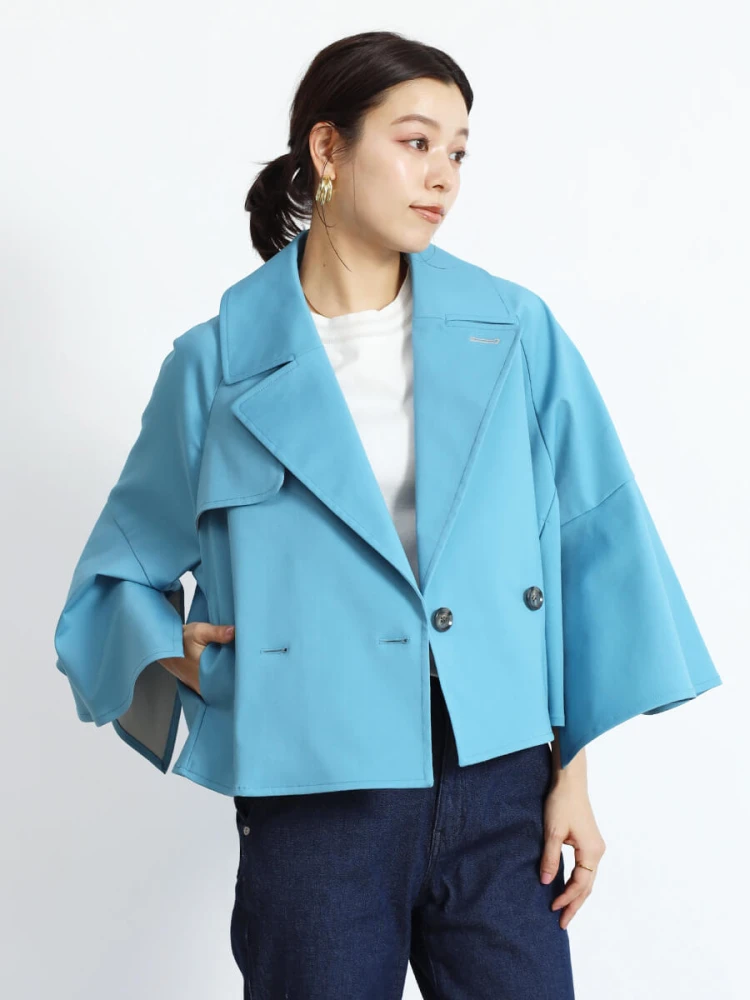 ヤマダヤ　マンサール　ブルーウールコート ヤマダヤ マンサール ブルーウールコート ヤマダヤ マンサール