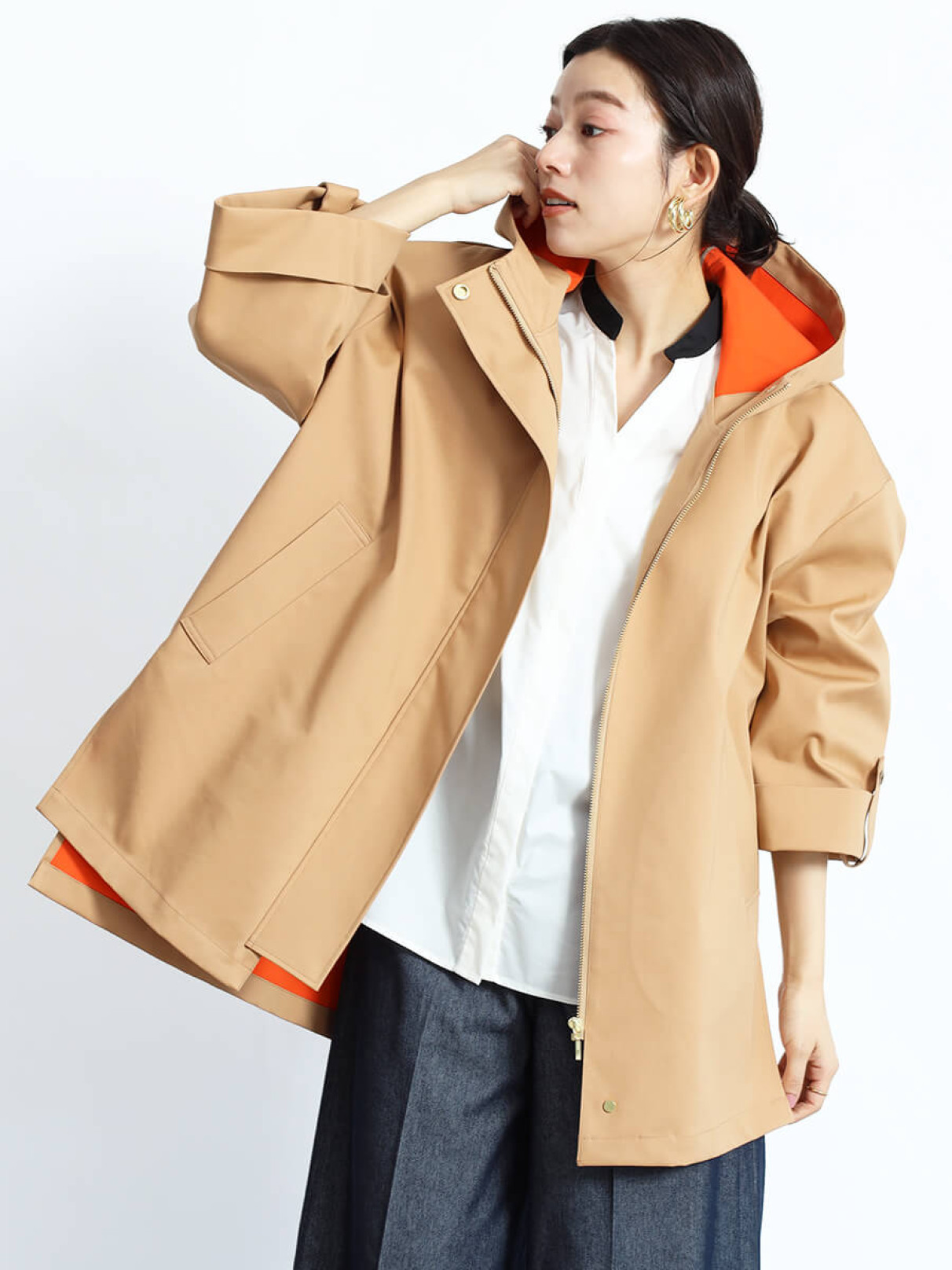 Grandtable　バイカラーオーバーコート　ヤマダヤ　限定値下げ中 バイカラーオーバーコート - Grandtable - FENNEL｜YAMADAYA STORE