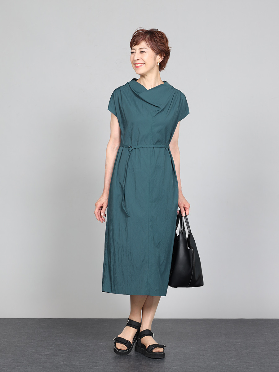 ワッシャーツイルワンピース YAMADAYA STORE ワッシャーツイルワンピース YAMADAYA STORE