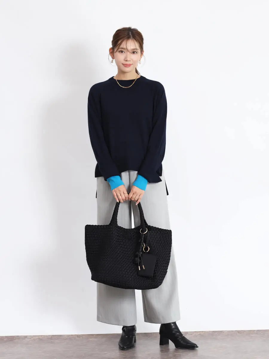 新品 ヤマダヤ スコットクラブ nouer 黒 トートバッグ ショルダー付き