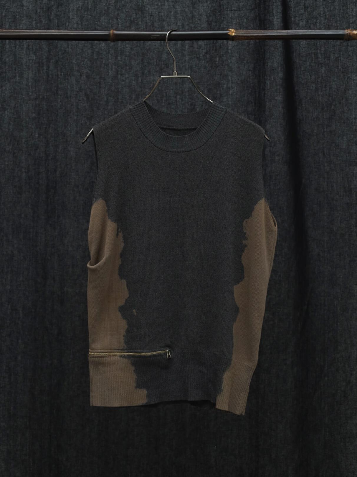 RESURRECTION セーター(開封済、新品未使用) 限定一点】墨影（SUMIKAGE）ARIMATSU KNIT VEST - A Re ; MATSU