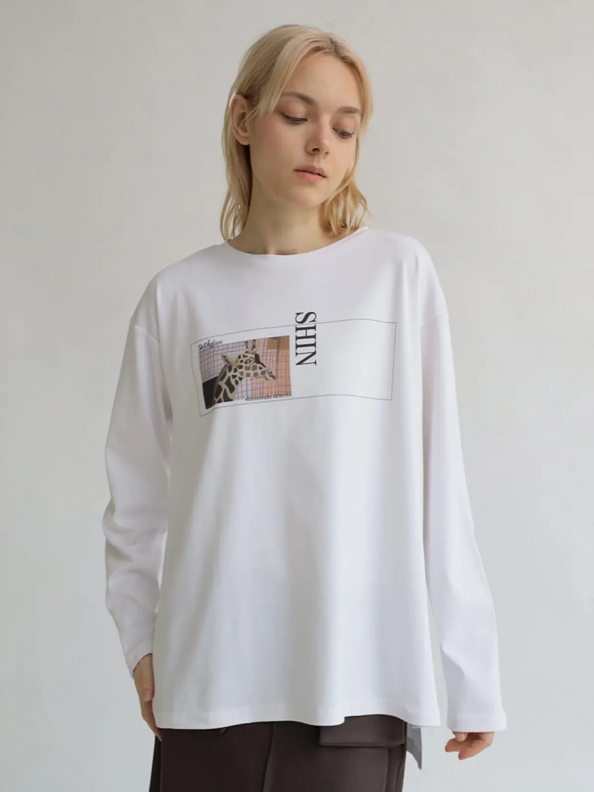 YAMADAYA x Shin】ロングスリーブTシャツ - 8years - 8years｜YAMADAYA