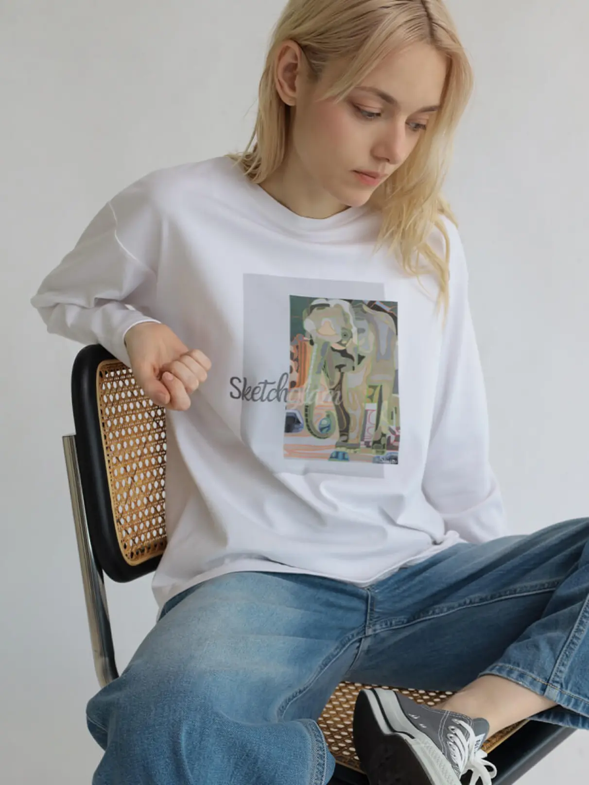 YAMADAYA x Shin】ロングスリーブTシャツ - 8years - 8years｜YAMADAYA