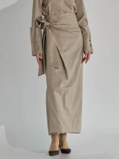 杢ベージュ　174cm