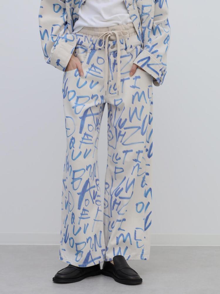 YAMADAYA x 臼井祥子】プリントパンツ - awahi - 8years｜YAMADAYA STORE