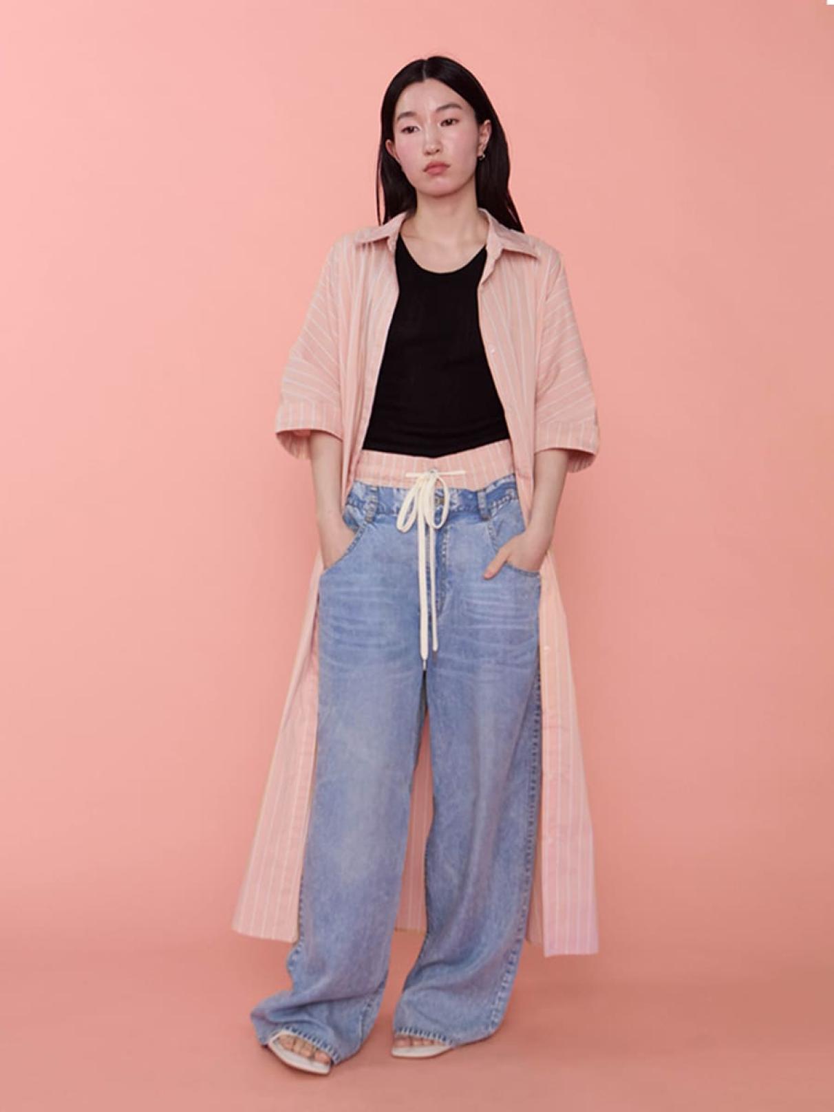 ヤマダヤ系列 awahi グレー デニムジャケット パンツ awahiのデニムパンツの商品一覧｜ファッション通販のYAMADAYA STORE