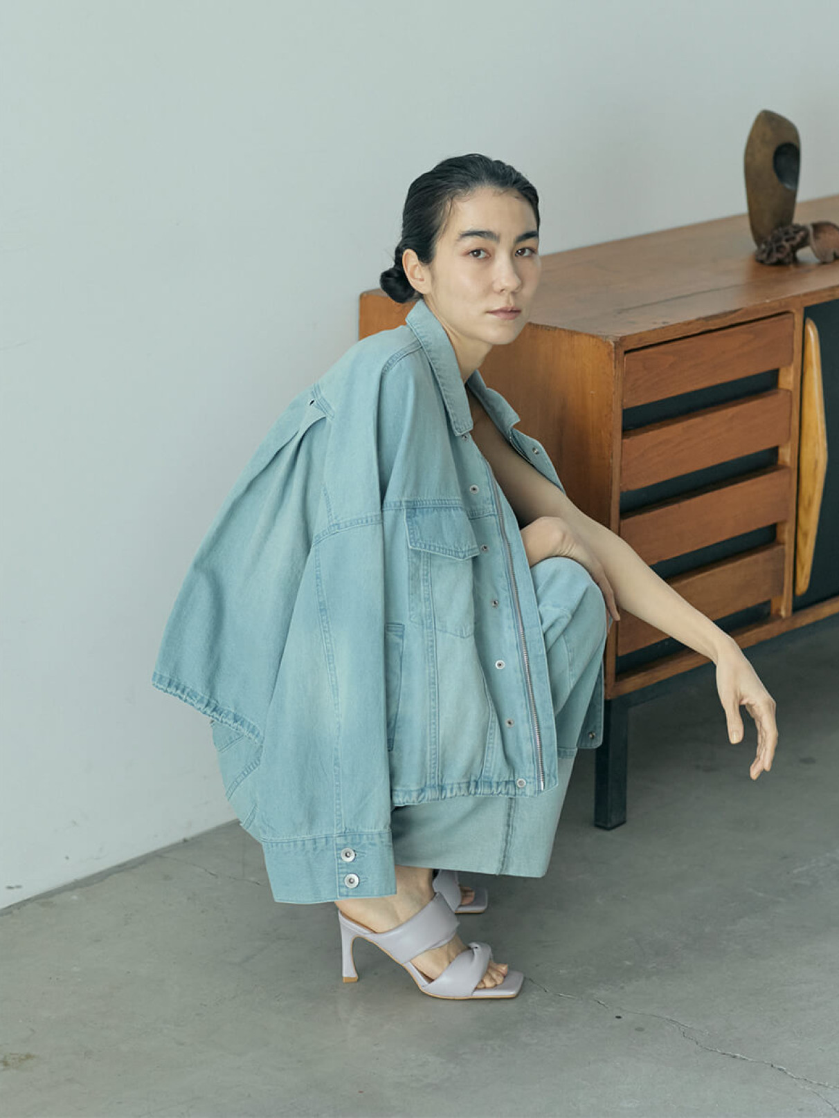 ヤマダヤ系列 awahi グレー デニムジャケット パンツ パンツの商品一覧